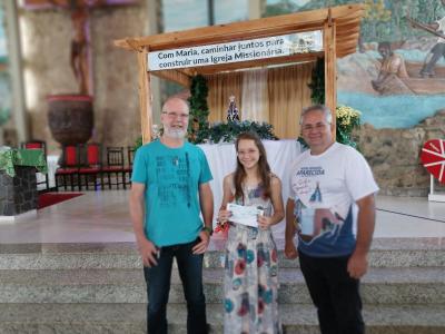 Aconteceu neste domingo (23) a entrega dos prÃªmios da 37Âª Festa em louvor a Nossa Senhora Aparecida de Laranjeiras do Sul