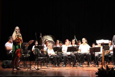 EspetÃ¡culo da Banda Municipal de Laranjeiras do Sul lota Cine Teatro