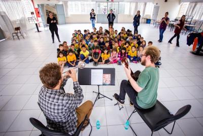 Laranjeiras do Sul recebe projeto musical que leva conhecimento de mÃºsica erudita e concertos a escolas  municipais do ParanÃ¡