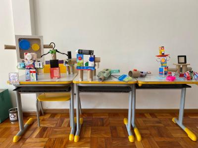 CMEI Nossa Senhora das GraÃ§as de Laranjeiras do Sul, realizou a Feira de CiÃªncias