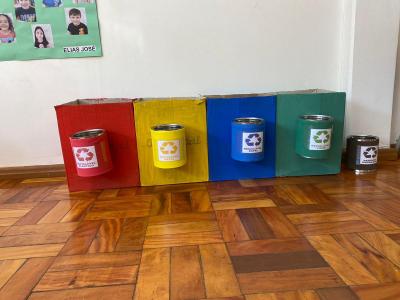 CMEI Nossa Senhora das GraÃ§as de Laranjeiras do Sul, realizou a Feira de CiÃªncias