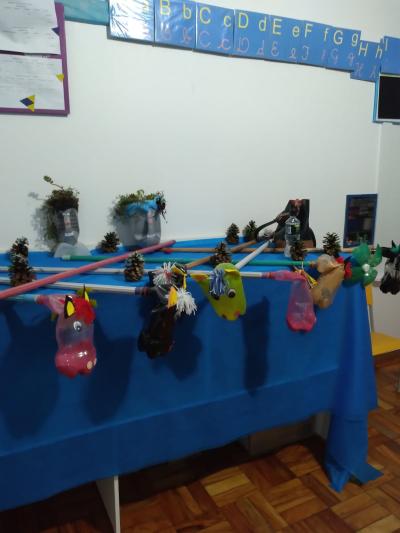 CMEI Nossa Senhora das GraÃ§as de Laranjeiras do Sul, realizou a Feira de CiÃªncias