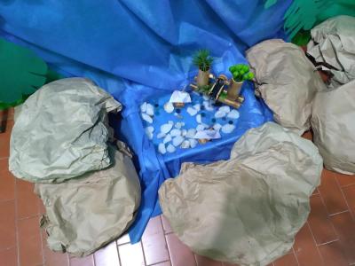CMEI Nossa Senhora das GraÃ§as de Laranjeiras do Sul, realizou a Feira de CiÃªncias