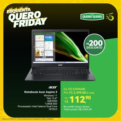 Esquenta Quero Friday  Lojas Quero Quero Laranjeiras do Sul 