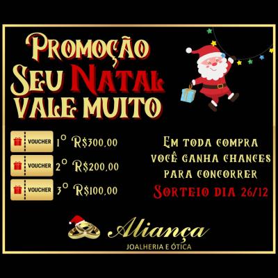 Seu Natal Vale Muito na AlianÃ§a Joalheria Laranjeiras do Sul 
