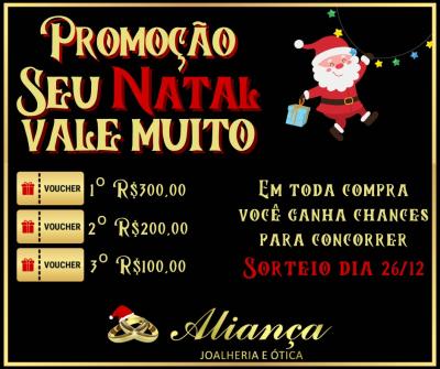 Seu Natal Vale Muito na AlianÃ§a Joalheria Laranjeiras do Sul 