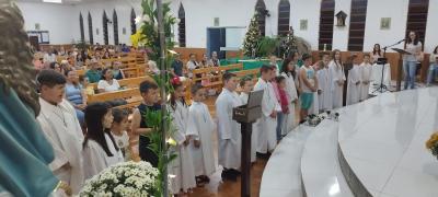 TrÃ­duo abriu a programaÃ§Ã£o da 49Âª Festa em Louvor a Imaculada ConceiÃ§Ã£o padroeira do Porto Barreiro