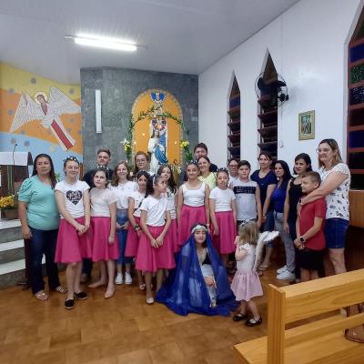 2Âº Dia do TrÃ­duo em Louvor a Imaculada ConceiÃ§Ã£o reuniu dezenas de FiÃ©is em Porto Barreiro