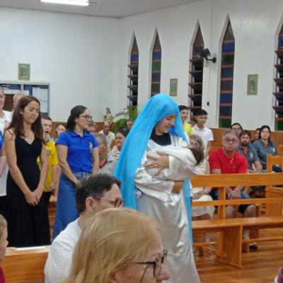 2Âº Dia do TrÃ­duo em Louvor a Imaculada ConceiÃ§Ã£o reuniu dezenas de FiÃ©is em Porto Barreiro