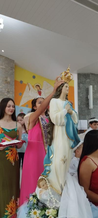 Missa Solene em louvor a Imaculada ConceiÃ§Ã£o em Porto Barreiro teve coroaÃ§Ã£o a Nossa Senhora