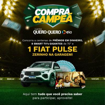 Compra CampeÃ£ CartÃ£o Quero Quero Elo premia cliente de Rio Bonito do IguaÃ§u 