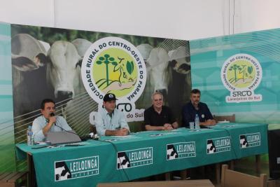 Sociedade Rural do Centro Oeste do ParanÃ¡, uma referÃªncia na produÃ§Ã£o de proteÃ­na animal 
