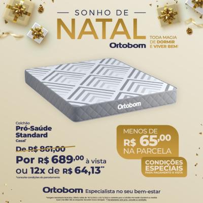Continua a promoÃ§Ã£o Natal dos Sonhos ColchÃµes Ortobom 