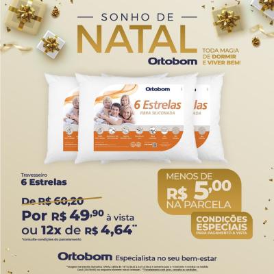 Continua a promoÃ§Ã£o Natal dos Sonhos ColchÃµes Ortobom 