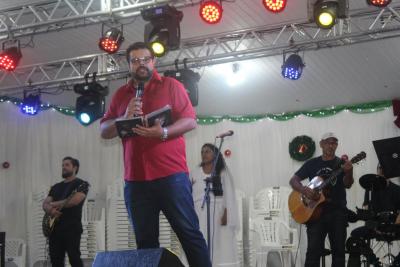 CelebraÃ§Ã£o de Natal contou com Culto nesta quinta-feira (22/12) na PraÃ§a Nogueira do Amaral