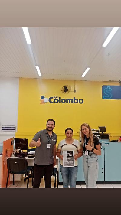 Tem ganhador de Laranjeiras do Sul na promoÃ§Ã£o CaminhÃ£o de PrÃ©mios das Lojas Colombo 