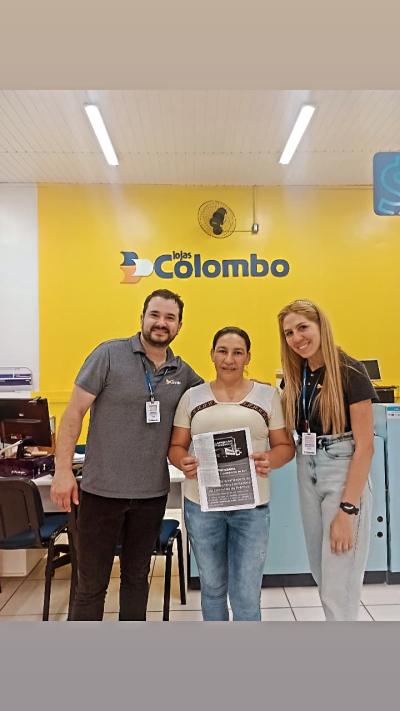 Tem ganhador de Laranjeiras do Sul na promoÃ§Ã£o CaminhÃ£o de PrÃ©mios das Lojas Colombo 