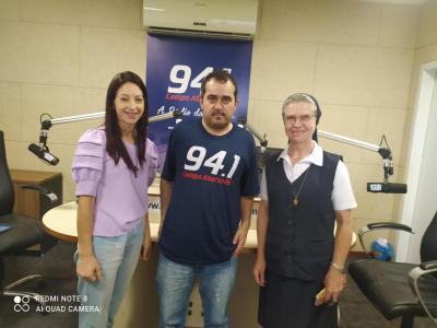 Programa Alegria Geral recebe a visita das coordenadoras da Catequese a nÃ­vel de ParÃ³quia e Diocese.