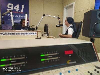 Programa Alegria Geral recebe a visita das coordenadoras da Catequese a nÃ­vel de ParÃ³quia e Diocese.