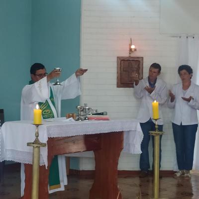 Festa em louvor a SÃ£o SebastiÃ£o em Campo do Bugre reuniu Centenas de FiÃ©is