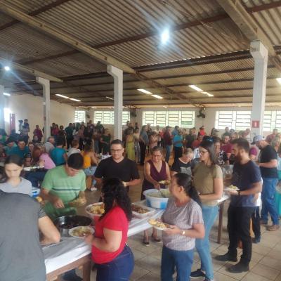 Festa em louvor a SÃ£o SebastiÃ£o em Campo do Bugre reuniu Centenas de FiÃ©is