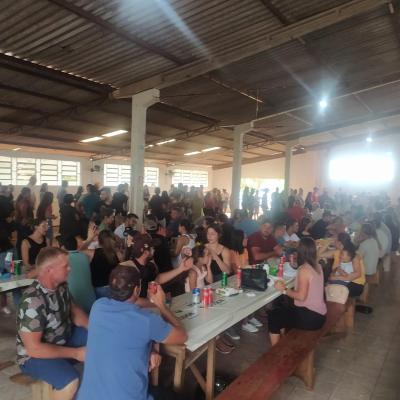 Festa em louvor a SÃ£o SebastiÃ£o em Campo do Bugre reuniu Centenas de FiÃ©is
