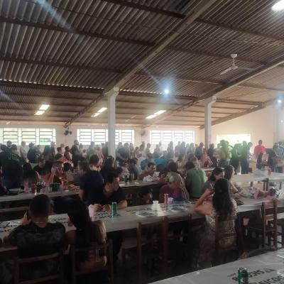 Festa em louvor a SÃ£o SebastiÃ£o em Campo do Bugre reuniu Centenas de FiÃ©is