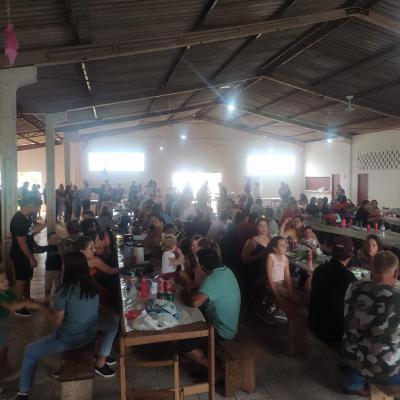 Festa em louvor a SÃ£o SebastiÃ£o em Campo do Bugre reuniu Centenas de FiÃ©is