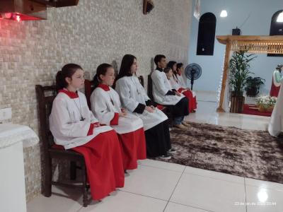 2Âº dia do TrÃ­duo em louvor a SÃ£o Paulo em Invernada Grande reuniu dezenas de fiÃ©is