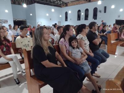 2Âº dia do TrÃ­duo em louvor a SÃ£o Paulo em Invernada Grande reuniu dezenas de fiÃ©is