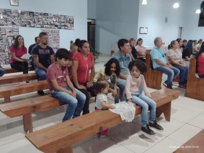 2Âº dia do TrÃ­duo em louvor a SÃ£o Paulo em Invernada Grande reuniu dezenas de fiÃ©is