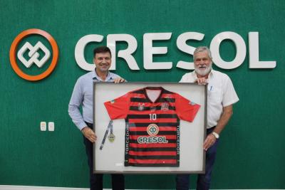 Cresol Ã© oficialmente a nova patrocinadora do OperÃ¡rio Laranjeiras Futsal 