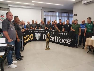 Realizado o Congresso TÃ©cnico do Campeonato Paranaense de Futsal Chave Ouro