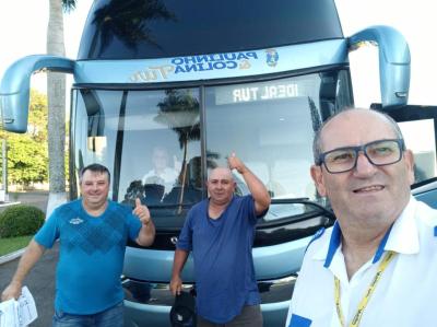 Terço dos Homens da Matriz  viajou na manhã desta quinta para Aparecida do Norte