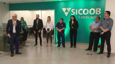 Sicoob Credicapital reinaugura agÃªncia em novo endereÃ§o em Rio Bonito do IguaÃ§u 