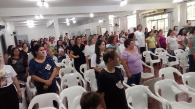 ParÃ³quia SantÂ´Ana realizou capacitaÃ§Ã£o para as catequistas