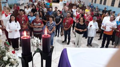 2º dia do Tríduo em Louvou a São José no Bairro Cristo Rei reuniu dezenas de fiéis