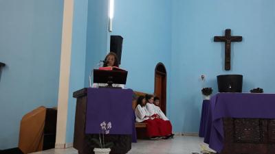 2Âº dia do TrÃ­duo em Louvou a SÃ£o JosÃ© no Bairro Cristo Rei reuniu dezenas de fiÃ©is