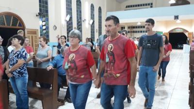 2Âº dia do TrÃ­duo em Louvou a SÃ£o JosÃ© no Bairro Cristo Rei reuniu dezenas de fiÃ©is