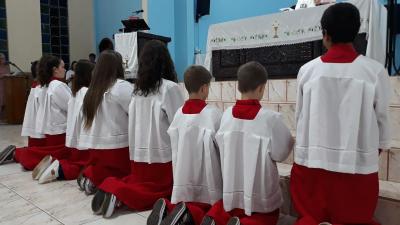 Comunidade PerpÃ©tuo Socorro celebrou o padroeiro SÃ£o JosÃ© no final de semana com Missa Solene e noite da partilha