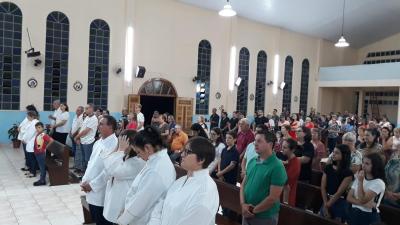Comunidade Perpétuo Socorro celebrou o padroeiro São José no final de semana com Missa Solene e noite da partilha