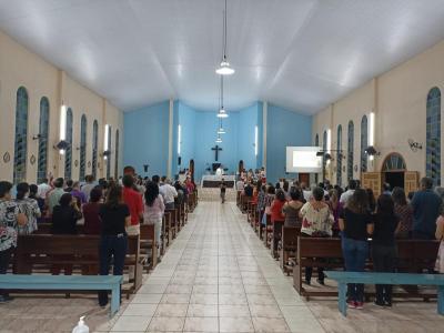Comunidade PerpÃ©tuo Socorro celebrou o padroeiro SÃ£o JosÃ© no final de semana com Missa Solene e noite da partilha