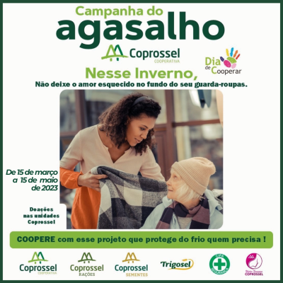 COPROSSEL jÃ¡ estÃ¡ recebendo doaÃ§Ãµes para campanha do agasalho de 2023 