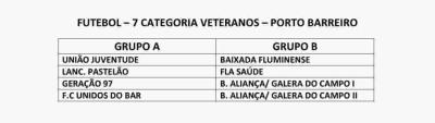 Municipal de Futebol Sete em Porto Barreiro comeÃ§a neste sÃ¡bado (8)