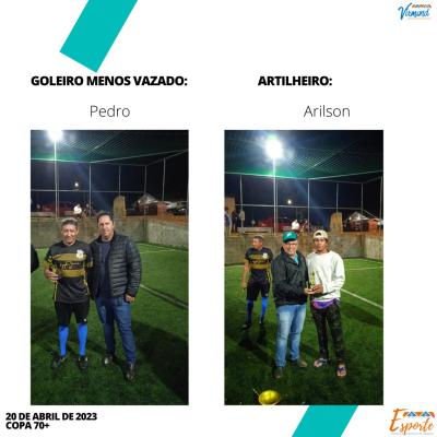 Os Baka na Copa 70+ e Inter de Limeira na TaÃ§a Rotativa sÃ£o campeÃµes em Virmond