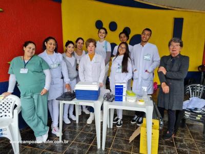 Laranjeiras do Sul se mobilizou no dia nacional de combate a hipertensÃ£o arterial que Ã© celebrado em 26 de abril 