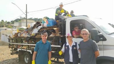  Secretaria de SaÃºde de Laranjeiras do Sul realizou arrastÃ£o de combate Ã  Dengue na RegiÃ£o do Ãgua Verde