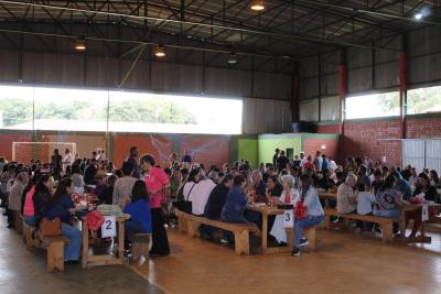 AlmoÃ§o na comunidade Passo Liso reuniu comunidade em Prol Escola Raquel de Queiroz 