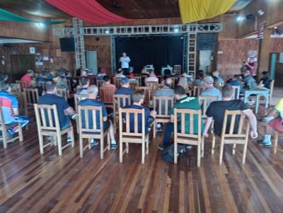 Curso de Arbitragem de BolÃ£o realizado em Laranjeiras do Sul 