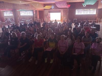 Curso de Arbitragem de BolÃ£o realizado em Laranjeiras do Sul 